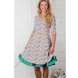 Matilda Jane Joanna Gaines down on the farm A line floral dress size L
